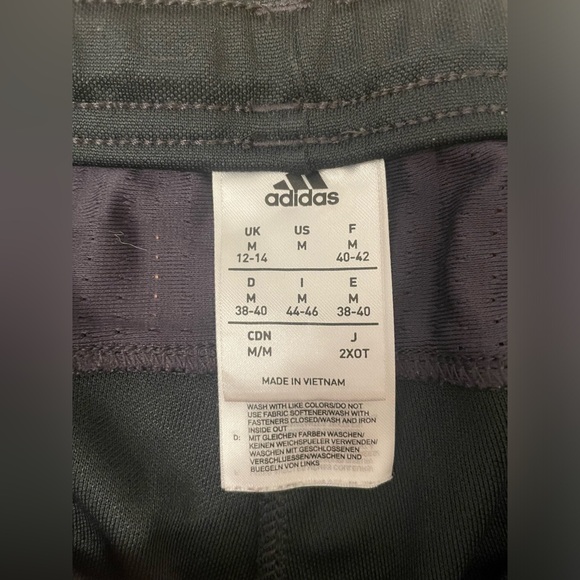 Adidas Women’s Track Pants with Purple Stripe - Picture 3 of 3